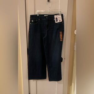 Seven7 Dark Blue Flare & Wide Leg Jeans
